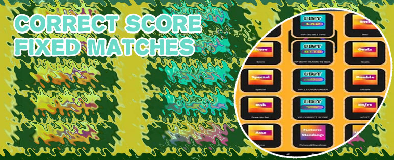 Best correct score fixed matches