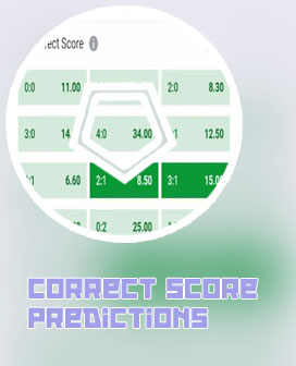 Correct score odds for today