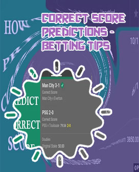 Correct score prediction website