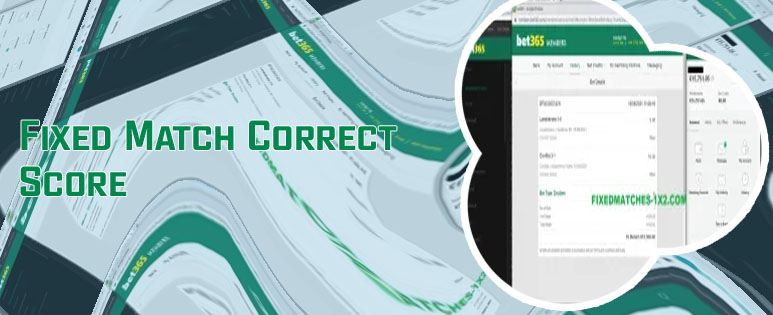 Free correct score fixed matches today